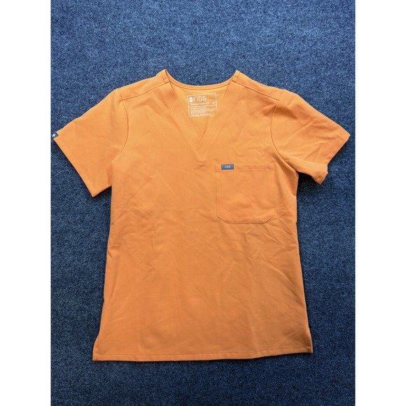 FIGS Scrub Set Womens XS Orange Tangerine Joggers & Top Technical Collection - Picture 2 of 12